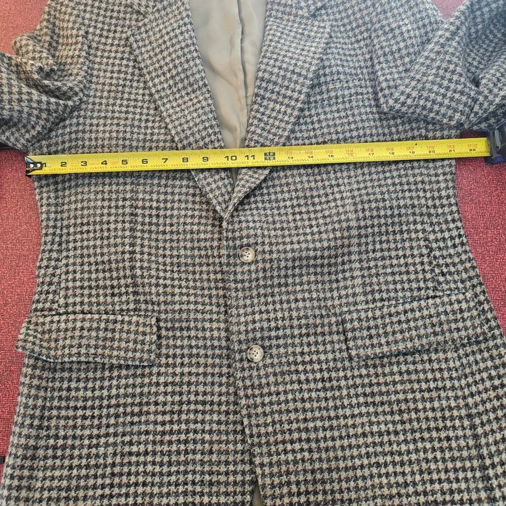 Vintage 90s University Shop New Haven Wool Tweed Blazer 42L Ivy League Preppy